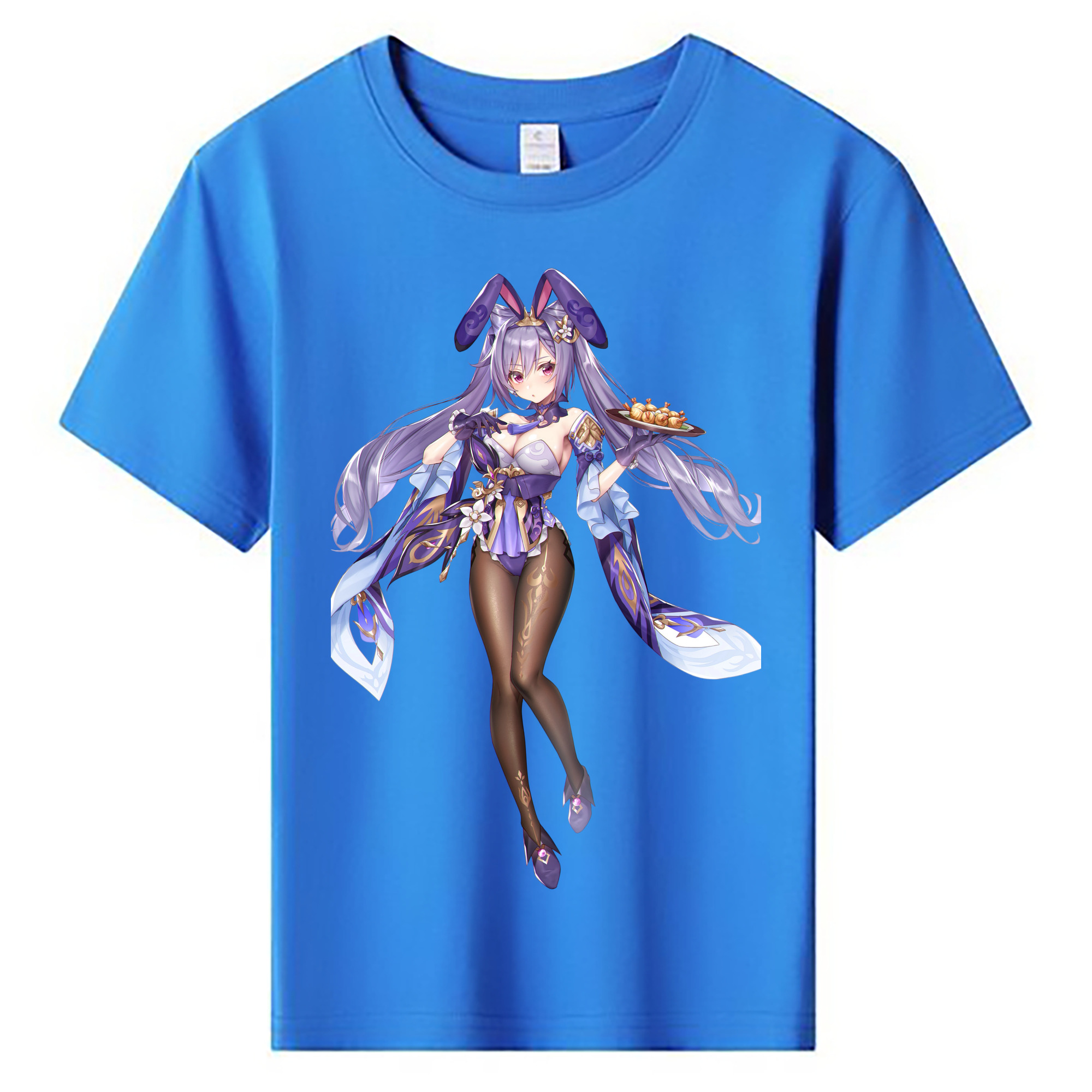 げんし神 刻晴 こくせい genshin Kokusei 綿100％キッズTシャツ（フロントプリント）